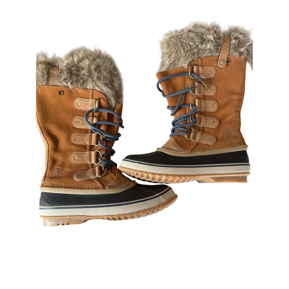 Sorel fur boots size 9